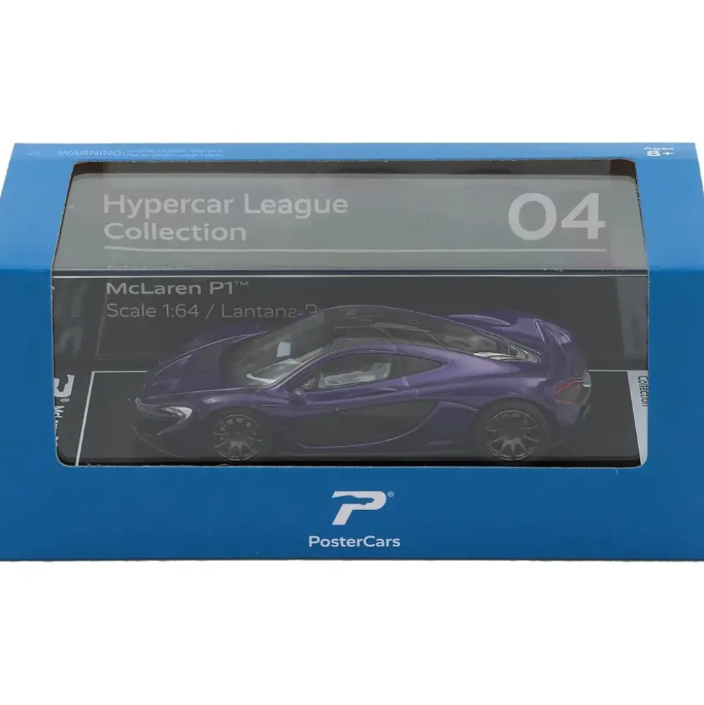 McLaren P1 - Lila - PosterCars - 1:64