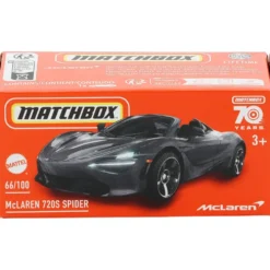 McLaren 720S Spider - Svart - Power Grab - Matchbox