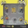 Mechanic III Set Mooneyes Figurer Tarmac + American Diorama