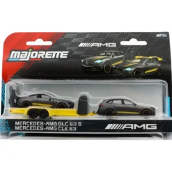 Mercedes-AMG GLC 63 S och Mercedes-AMG CLE 53 - Mercedes-AMG Deluxe Trailer - Majorette