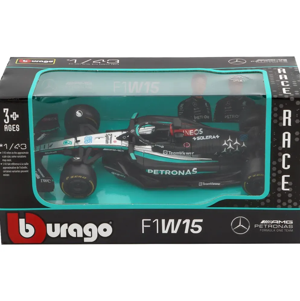 Mercedes-AMG W15 E - 2024 - George Russell - Bburago - 1:43