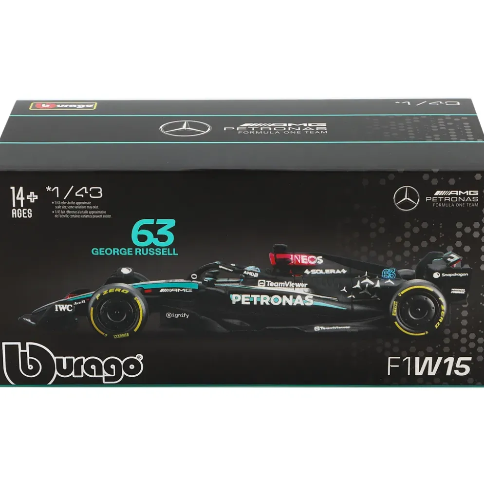 Mercedes-AMG W15 E - 2024 - George Russell - Bburago - 1:43