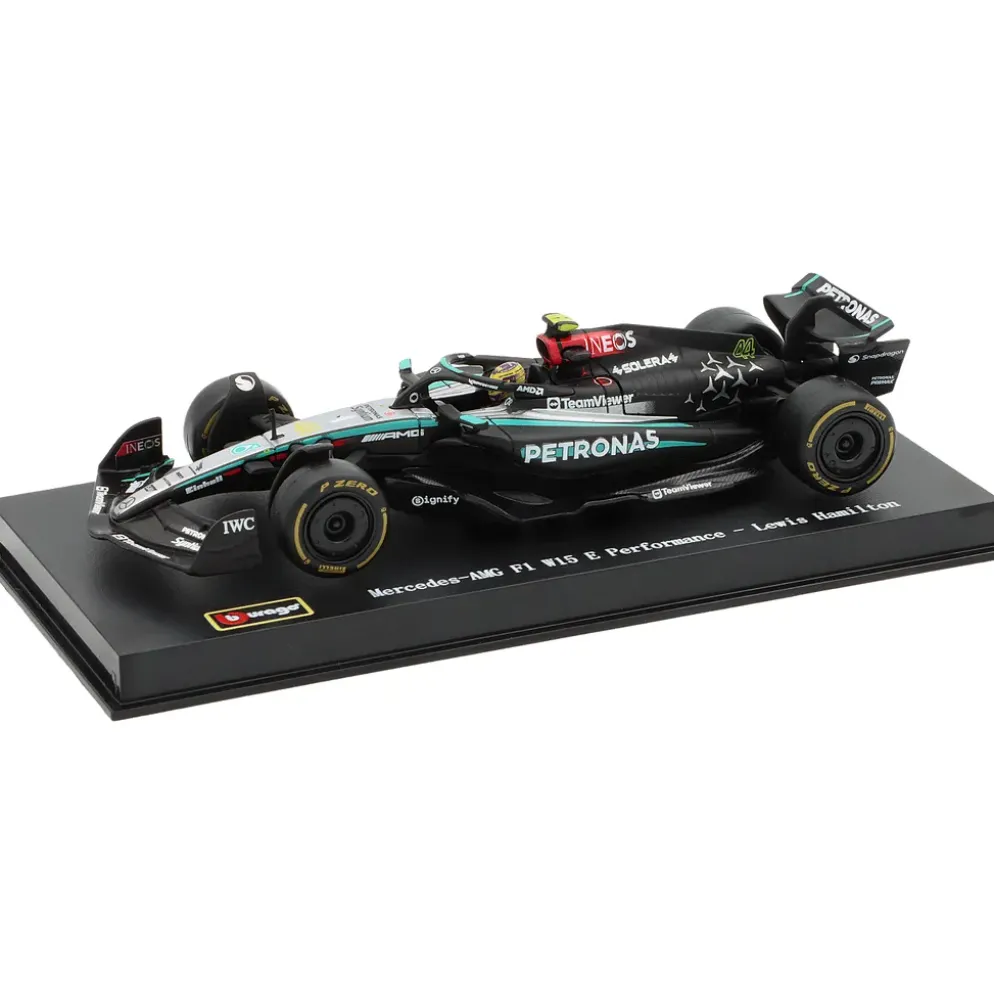 Mercedes-AMG W15 E - 2024 - Lewis Hamilton - Bburago - 1:43