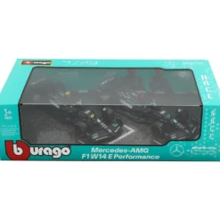 Mercedes-AMG W14 2-pack Hamilton + Russell - Bburago - 1:43