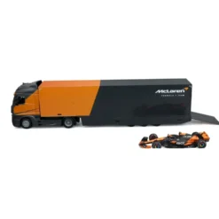 Mercedes-Benz Actros Gigaspace + McLaren MCL38 #4 - Bburago - 1:43