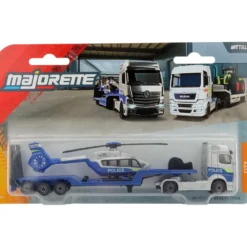 Mercedes-Benz Actros + Helikopter - Transporter - Majorette