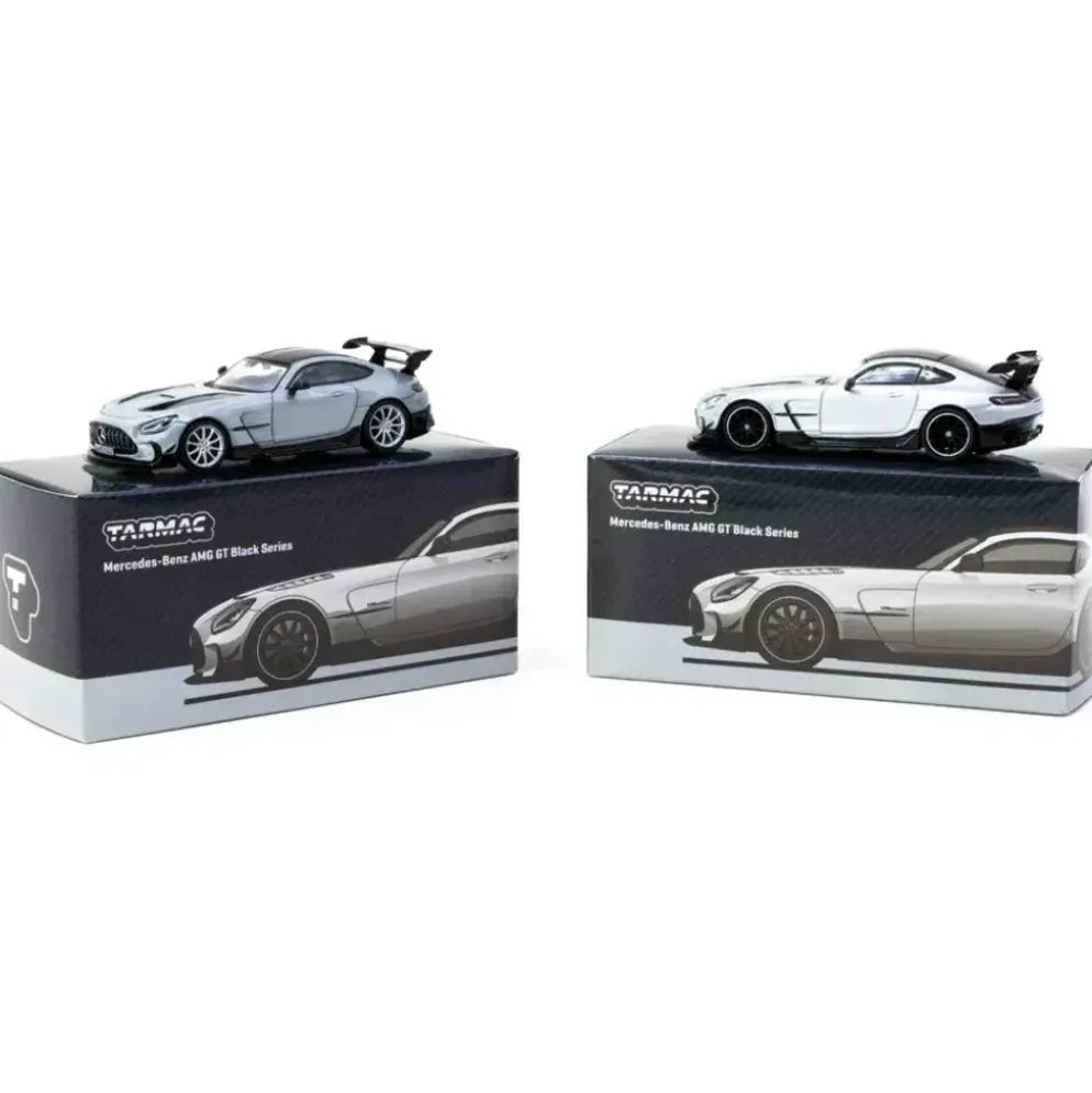 Mercedes-Benz AMG GT Black Series - Silver - Tarmac - 1:64