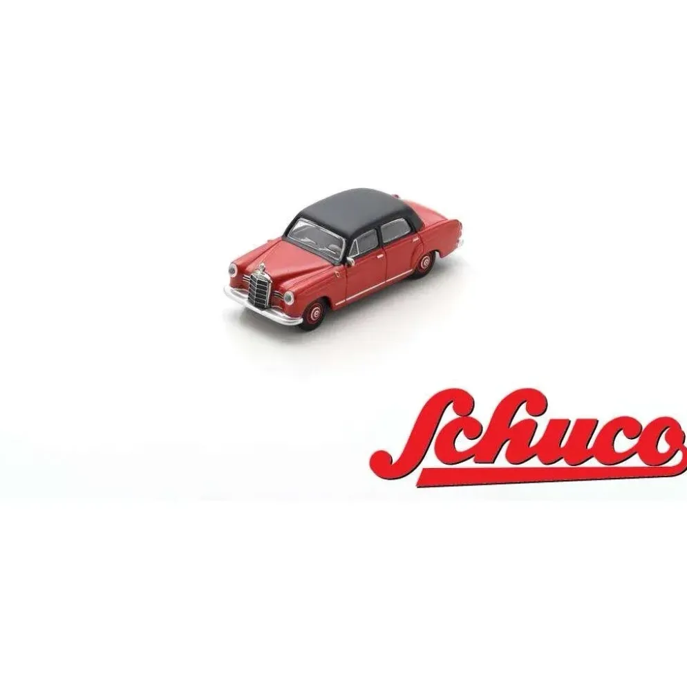 Mercedes-Benz 180D Ponton - Röd - Schuco - 1:64