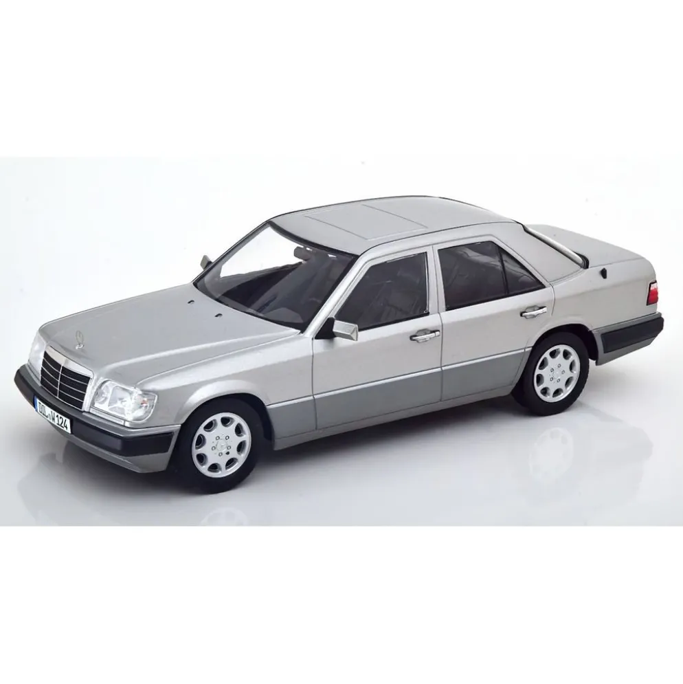Mercedes-Benz E-Class W124 - 1989 - Silver - iScale - 1:18