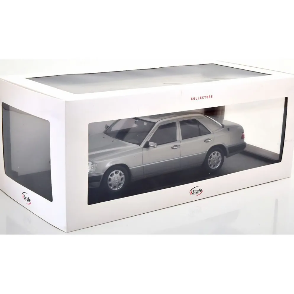 Mercedes-Benz E-Class W124 - 1989 - Silver - iScale - 1:18