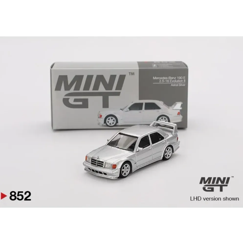 Mercedes-Benz 190 E 2.5-16 Evolution II - Astral Silver - Mini GT - 1:64