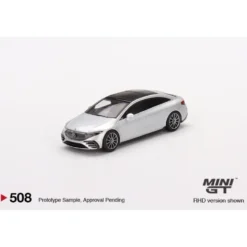 Mercedes-Benz EQS 580 4MATIC - Silver - 508 - Mini GT - 1:64