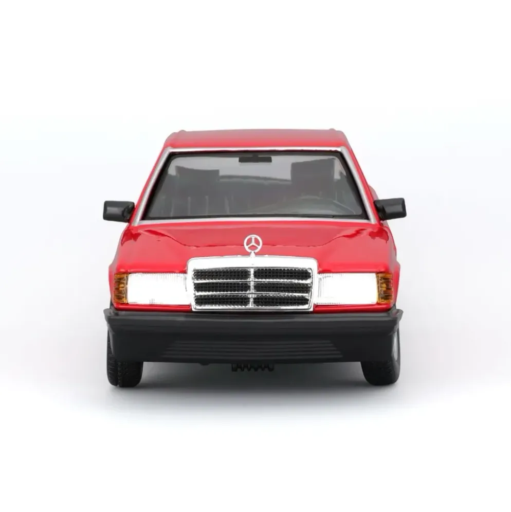 Mercedes-Benz 190 E 2.6 - W201 - Röd - Bburago - 1:24