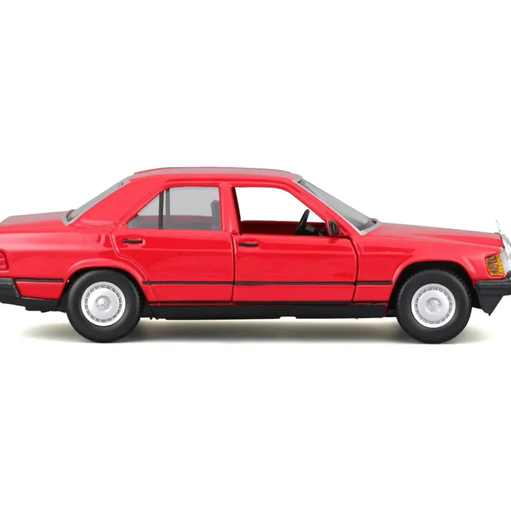 Mercedes-Benz 190 E 2.6 - W201 - Röd - Bburago - 1:24