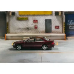 Mercedes-Benz S 55 AMG - Röd - Tarmac Works - 1:64