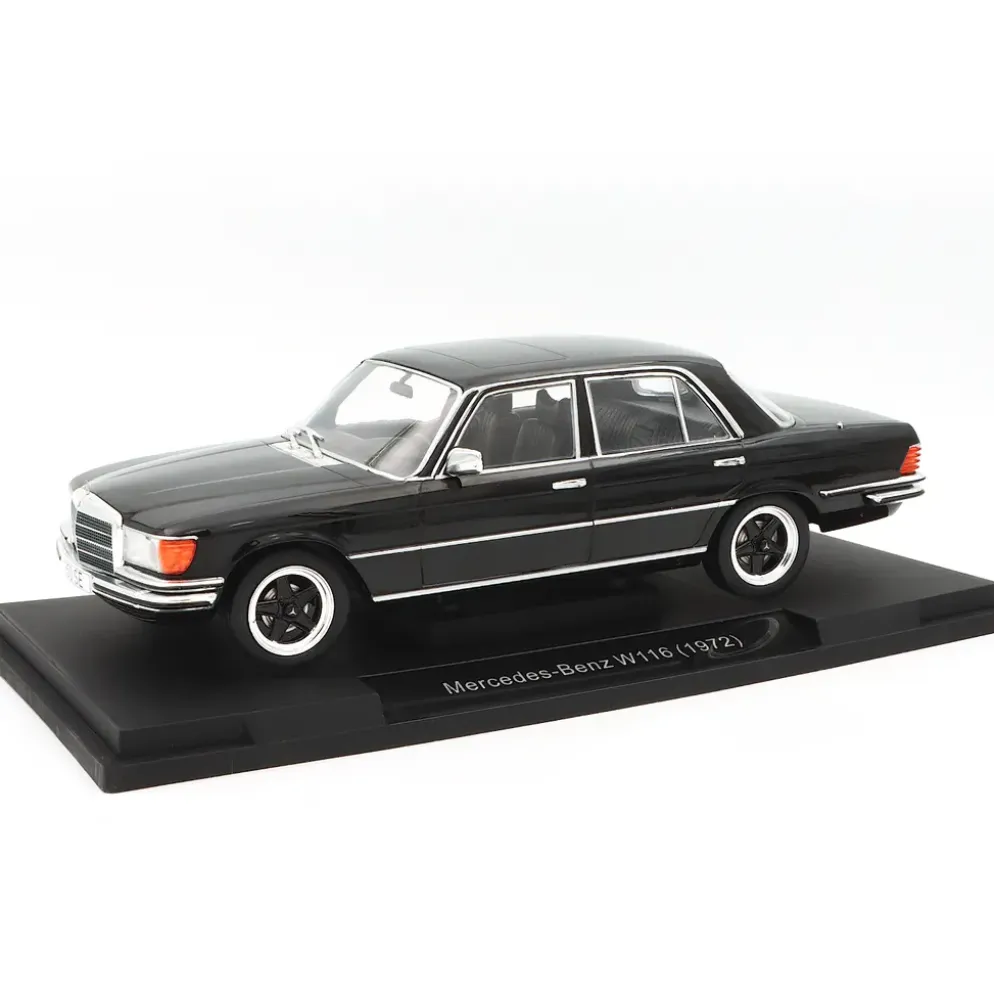 Mercedes-Benz S-Class 350 SE (W116) - 1972 - Svart - Modelcar Group - 1:18