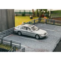 Mercedes-Benz S-Class S 500 (W220) - Silver - Tarmac Works - 1:64