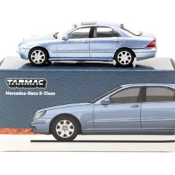 Mercedes-Benz S-Class (W220) - Blå - Tarmac Works - 1:64