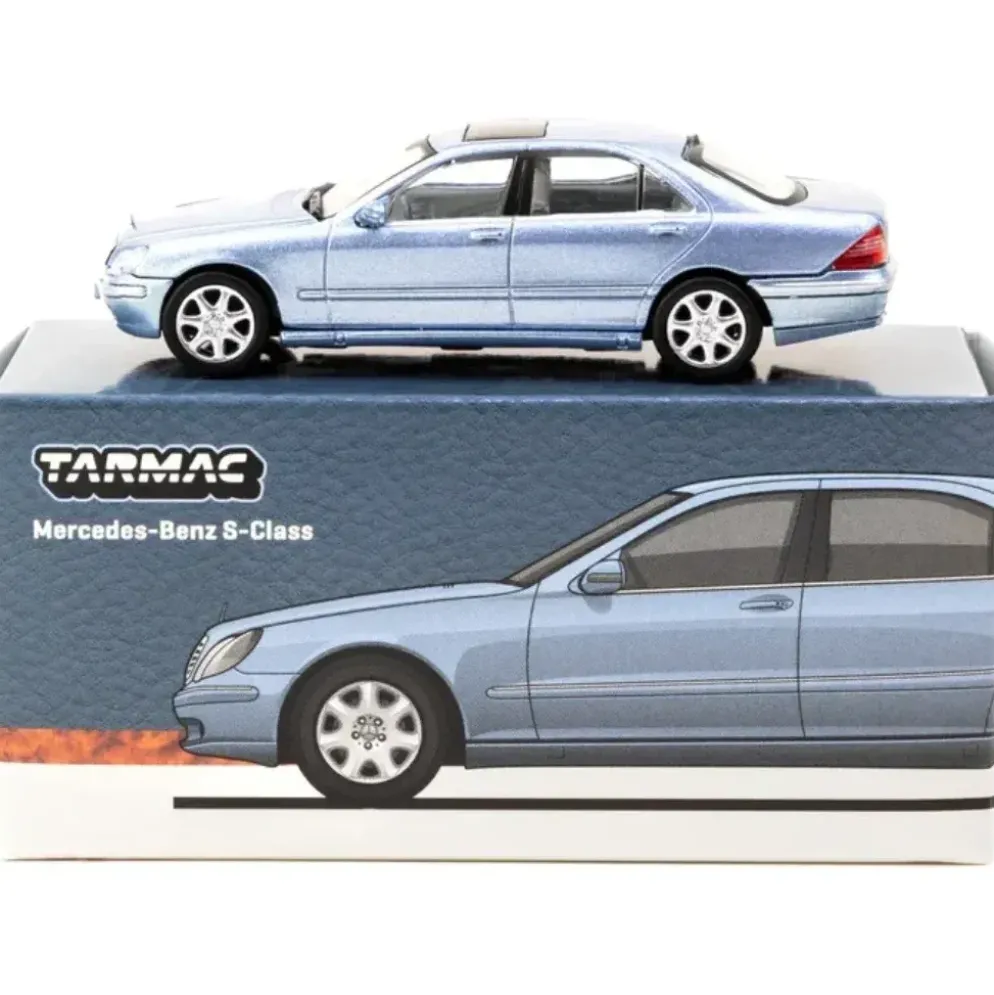 Mercedes-Benz S-Class (W220) - Blå - Tarmac Works - 1:64