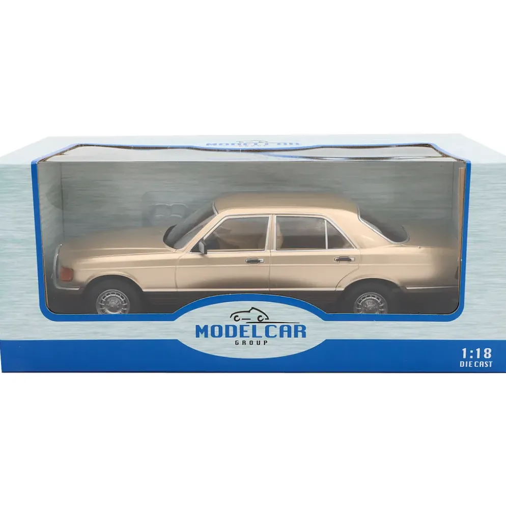 Mercedes-Benz S-Class (W126) - Metallic Beige - 1979 - MCG - 1:18