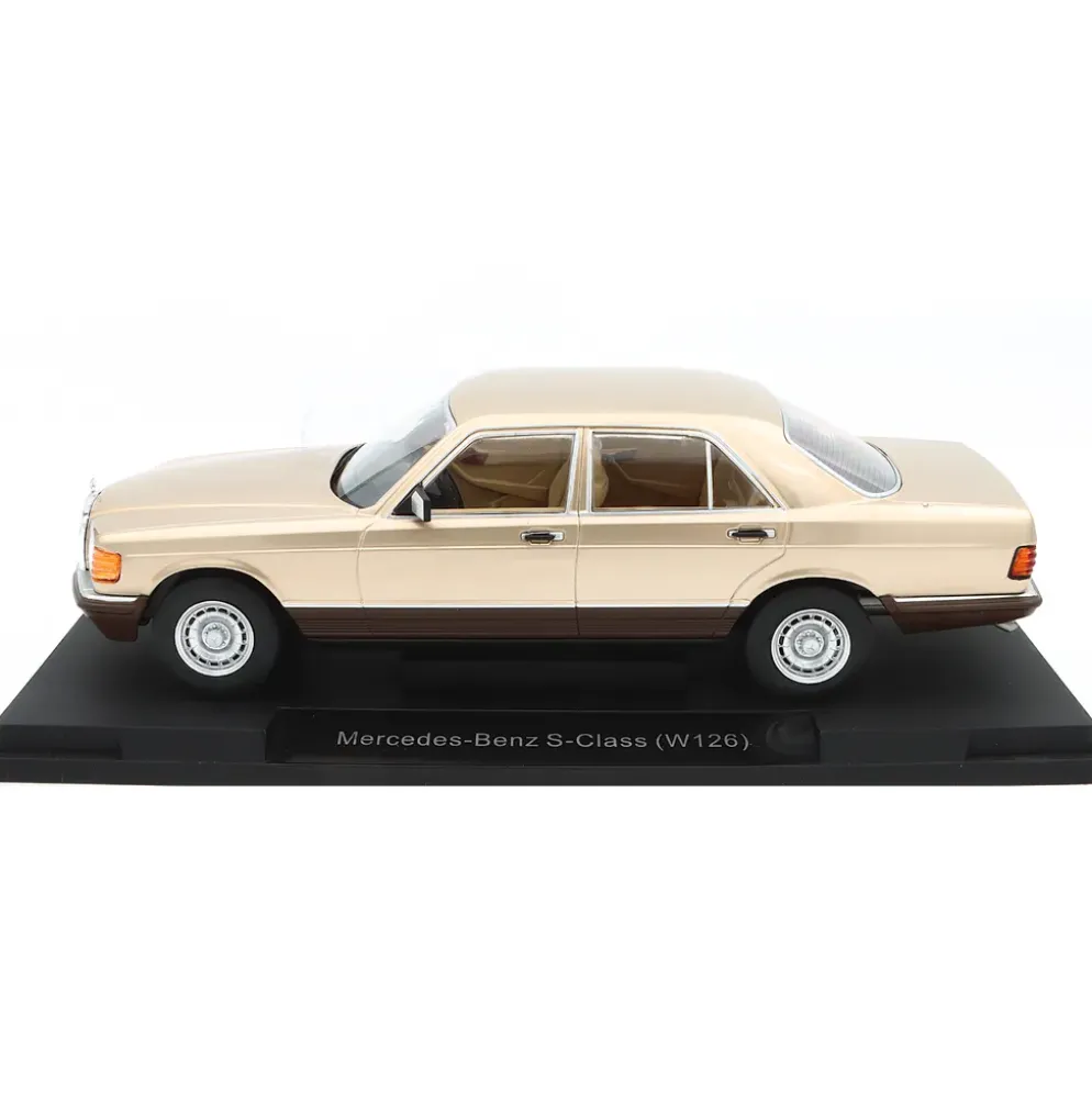 Mercedes-Benz S-Class (W126) - Metallic Beige - 1979 - MCG - 1:18
