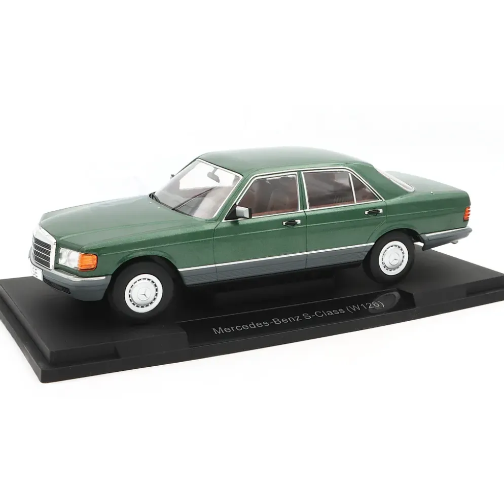 Mercedes-Benz S-Class (W126) - Mörkgrön metallic - 1979 - MCG - 1:18