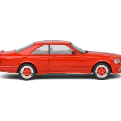Mercedes-Benz 560 SEC AMG Widebody 1990 Röd - Solido - 1:43