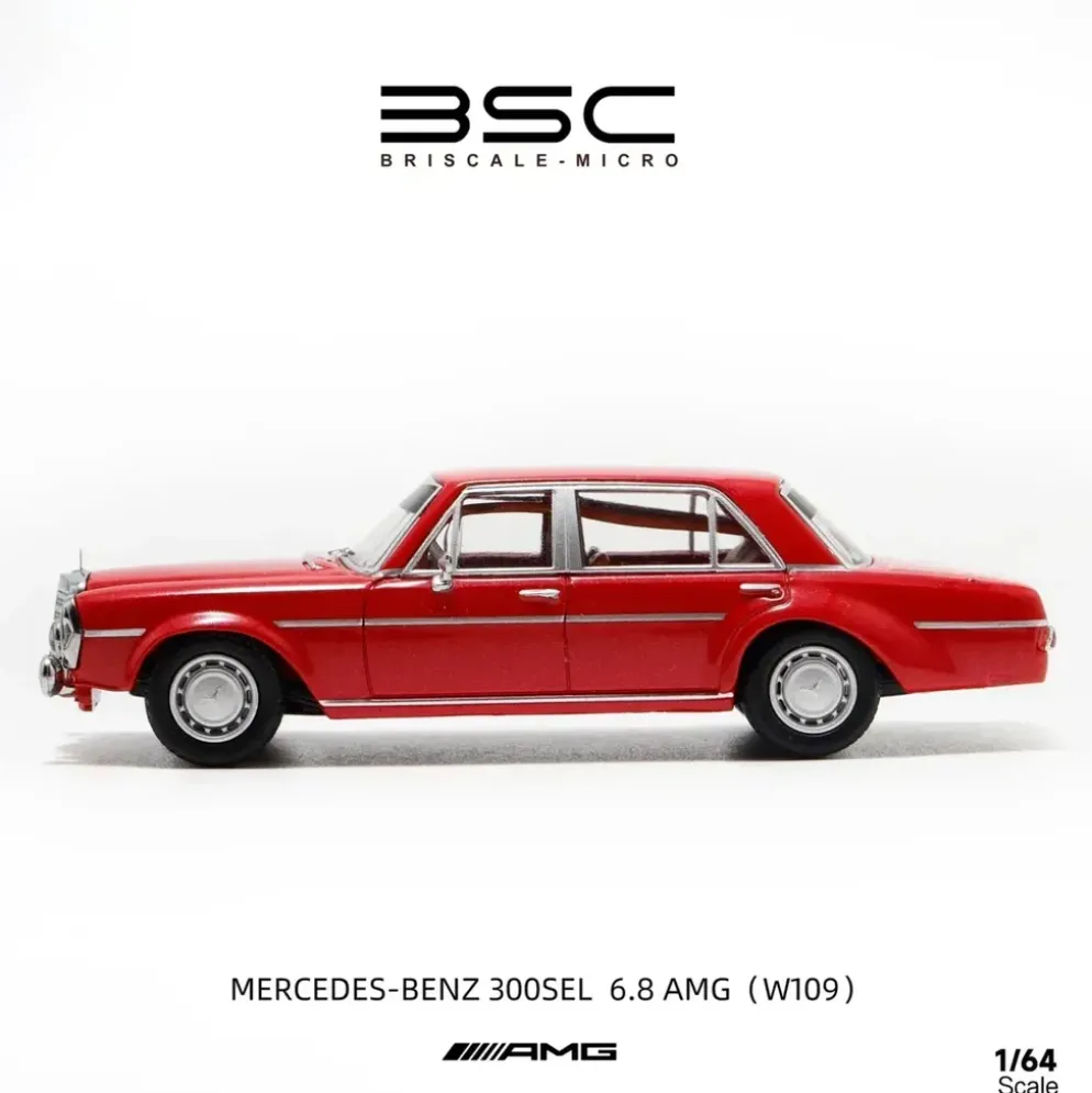 Mercedes-Benz 300 SEL 6.8 AMG (W109) - Röd - BSC - 1:64