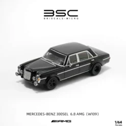 Mercedes-Benz 300 SEL 6.8 AMG (W109) - Svart - BSC - 1:64