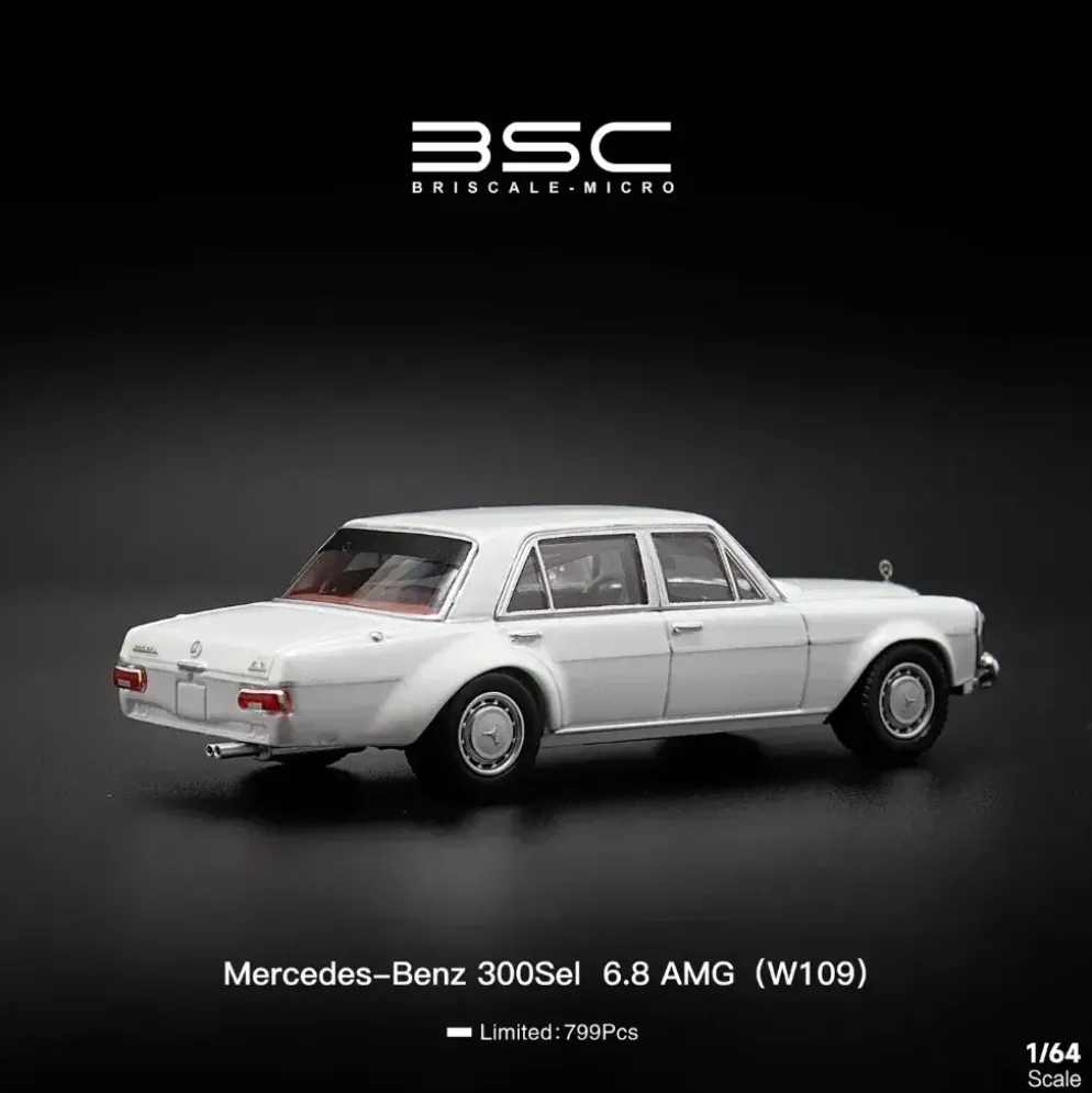 Mercedes-Benz 300 SEL 6.8 AMG (W109) - Vit - BSC - 1:64