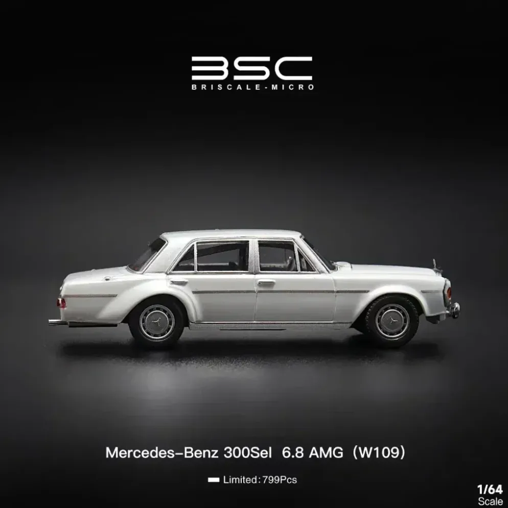 Mercedes-Benz 300 SEL 6.8 AMG (W109) - Vit - BSC - 1:64