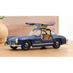 Mercedes-Benz 300 SL - 1954 - Blå - Norev - 1:18