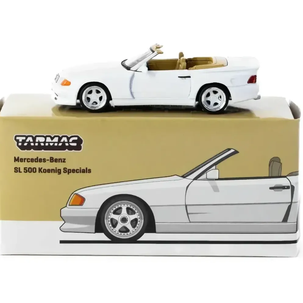Mercedes-Benz SL 500 Koenig Specials - Vit - Tarmac Works - 1:64