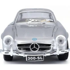 Mercedes-Benz 300 SL - 1954 - Silver - Bburago - 1:24