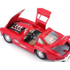 Mercedes-Benz 300 SL (1954) - W198 - Röd - Bburago - 1:24