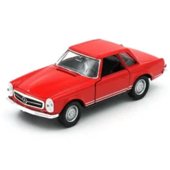 Mercedes-Benz 230 SL (W113) - Röd - Welly - 1:34