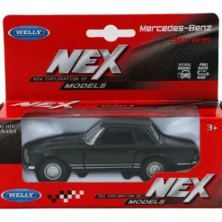 Mercedes-Benz 230 SL (W113) - Svart - Welly - 1:34