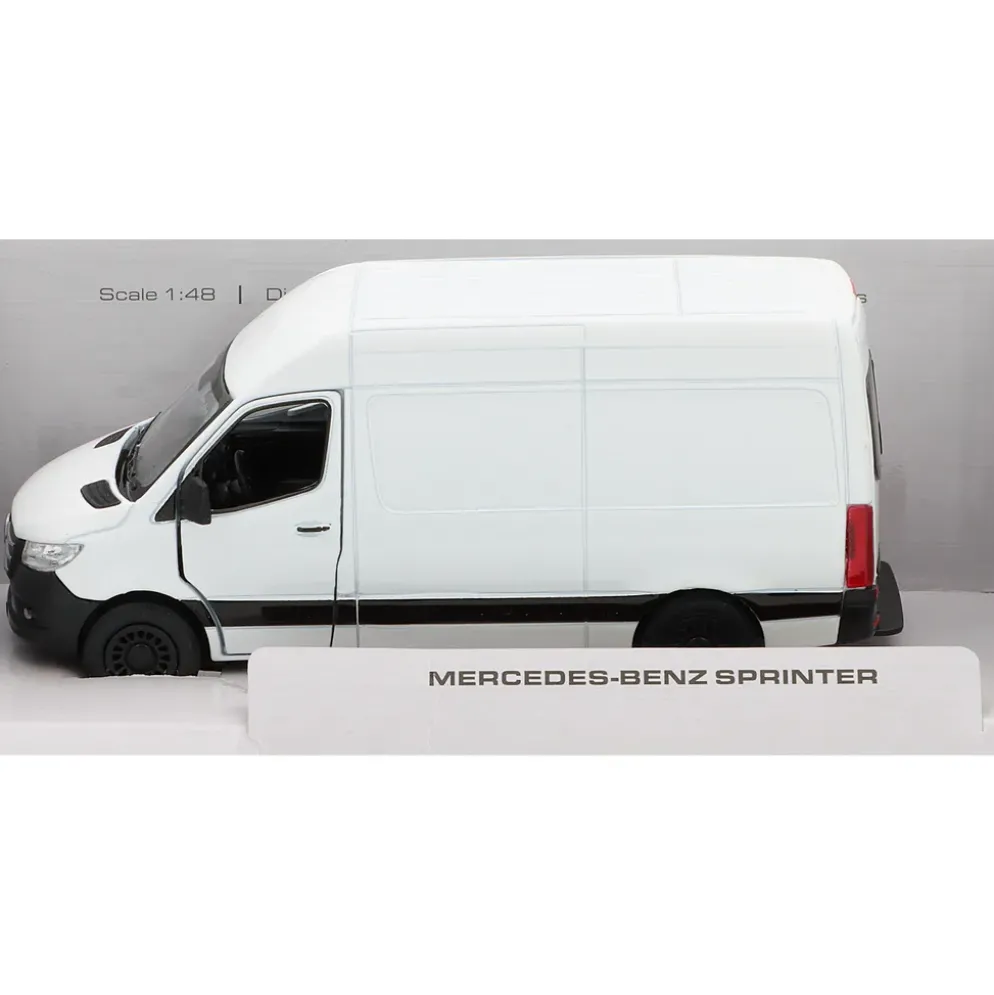 2020 Mercedes-Benz Sprinter - Vit - 1:48 - Kinsmart