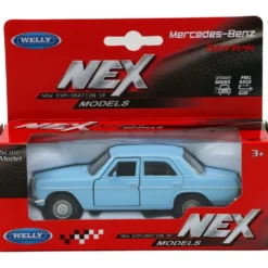 Mercedes-Benz 220 (W115) - Ljusblå - Welly - 1:34