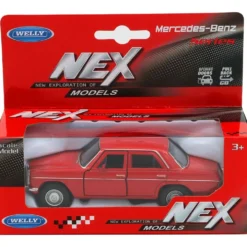 Mercedes-Benz 220 (W115) - Röd - Welly - 1:34