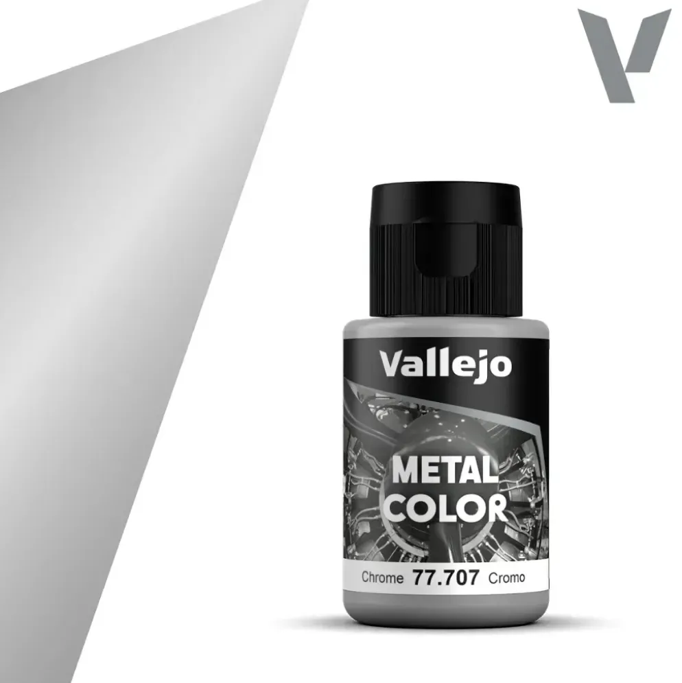 Metal Color - Kromfärg - Akryl - 32 ml - 707 - Vallejo