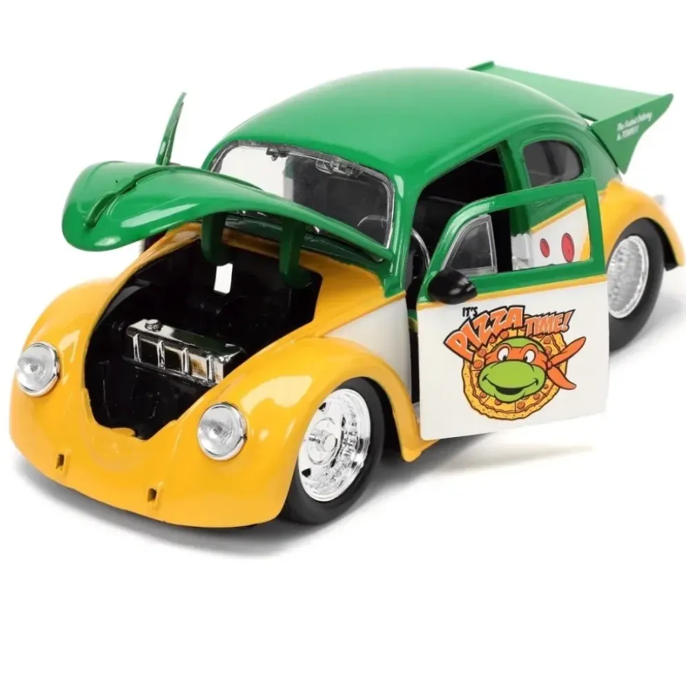 Michelangelo & 1959 Volkswagen Drag Beetle - Jada - 1:24