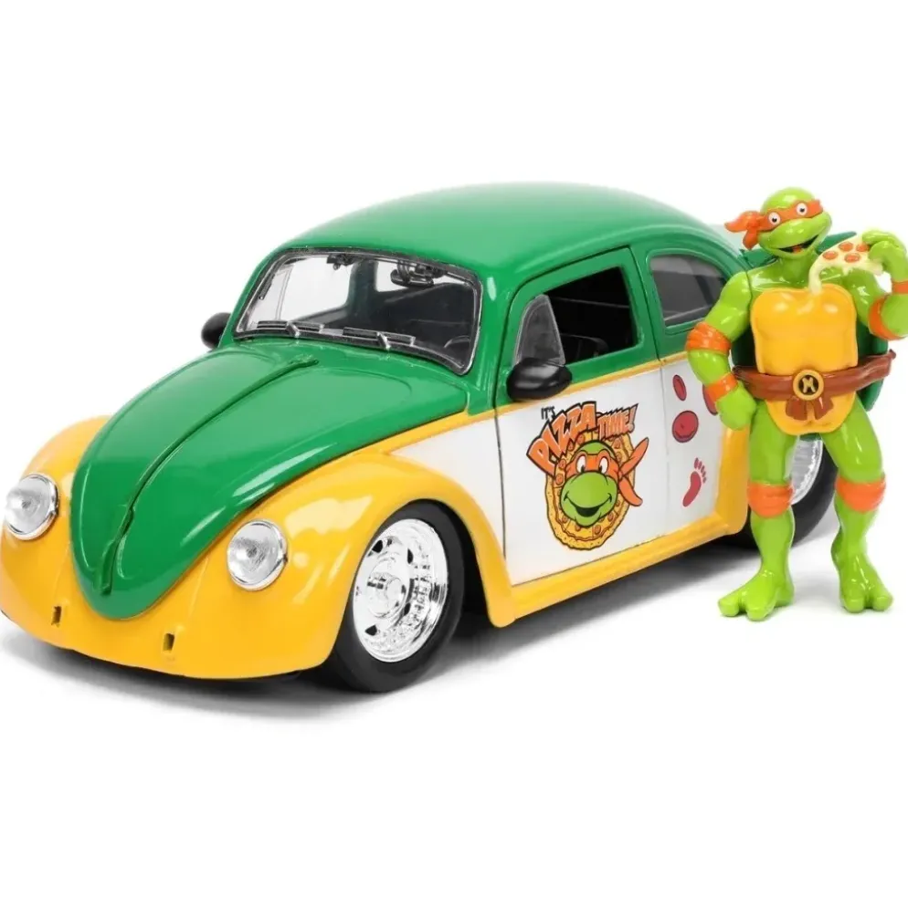 Michelangelo & 1959 Volkswagen Drag Beetle - Jada - 1:24