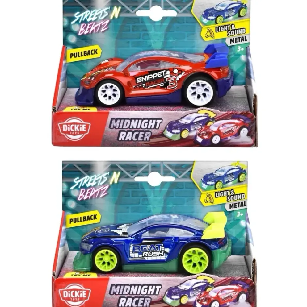 Midnight Racer - Ljud och Ljus - Dickie Toys - 13 cm