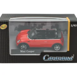 Mini Cooper Cabriolet - 2005 - Röd - Cararama - 1:43