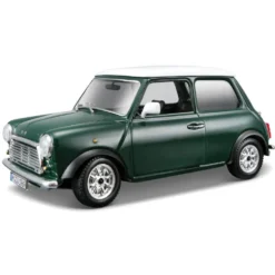 Mini Cooper - 1969 - Grön - Bburago - 1:24