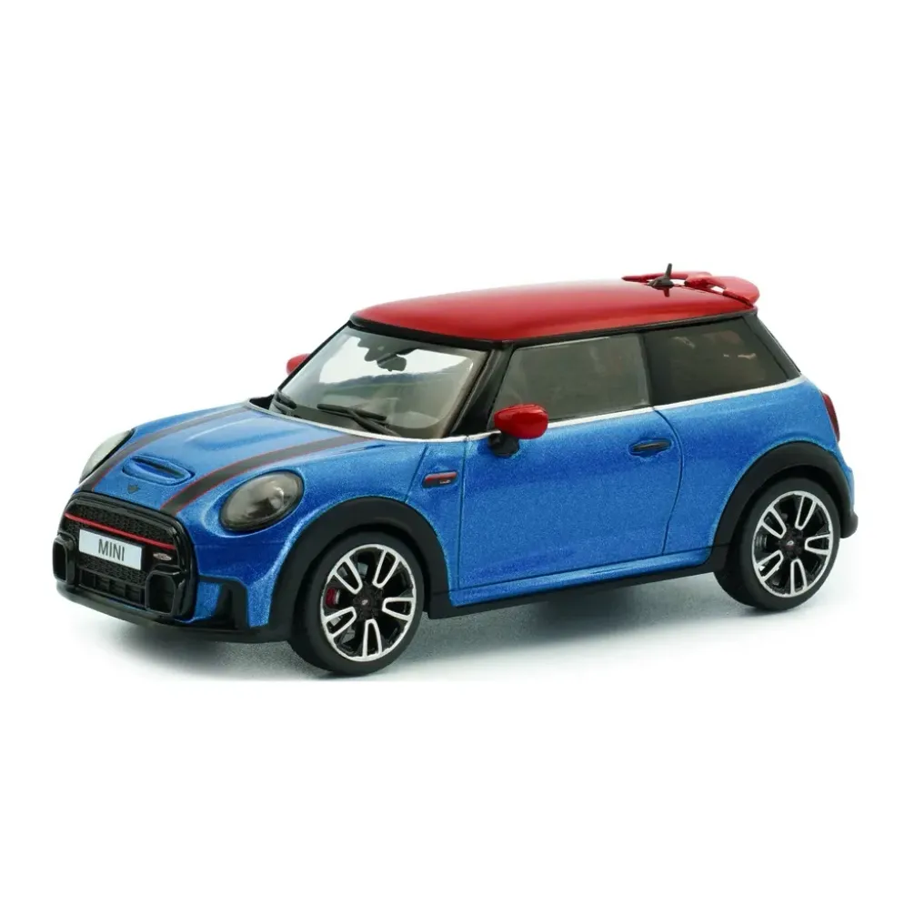 Mini Cooper JCW (F56) - 2023 - Blå / Röd - Solido - 1:43