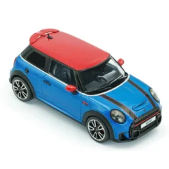 Mini Cooper JCW (F56) - 2023 - Blå / Röd - Solido - 1:43