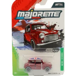 Mini Cooper 1.3l - Rödbrun - Mini Icons - Majorette