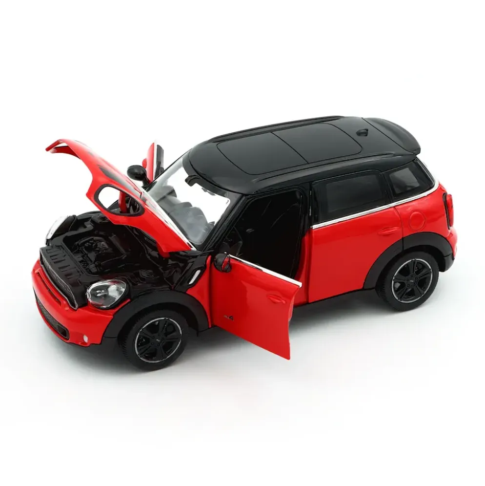 MINI Cooper S Countryman - Röd / Svart - Rastar - 1:24
